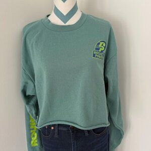 Round Two for Urban Outfitters Rocket Power Cropped Sweatshirt